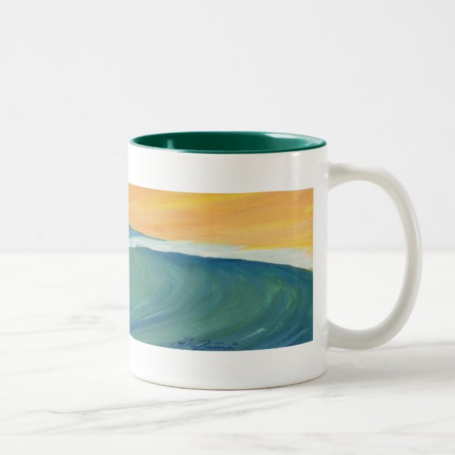 2 Couleurs tasse de surf (Droit)