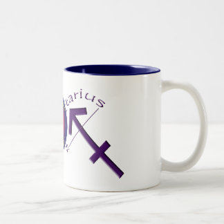 2 Couleurs Tasse de symbole de zodiaque de Sagittaire