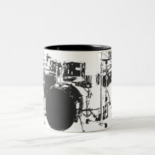 2 Couleurs Tasse de tambour