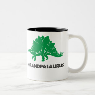 2 Couleurs Tasse de tasse de grand-papa de Dino de