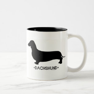 2 Couleurs Tasse de teckel