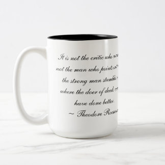 2 Couleurs Tasse de Teddy Roosevelt