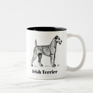 2 Couleurs Tasse de Terrier irlandais