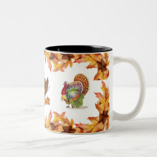 2 Couleurs Tasse de thanksgiving