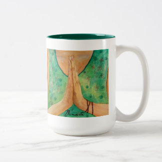 2 Couleurs Tasse de thé de café de Namaste de yoga