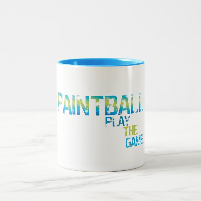 2 Couleurs Tasse de The Game Paintballers de jeu (Centre)