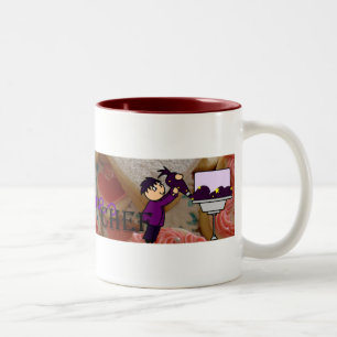 2 Couleurs Tasse de titre de la pâte 123