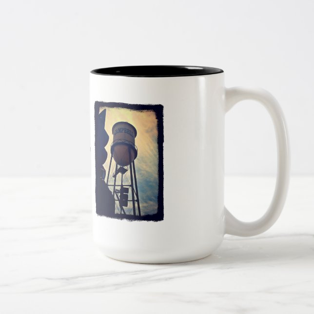 2 Couleurs Tasse de ton de la tour d'eau de Campbell CA deux (Droit)
