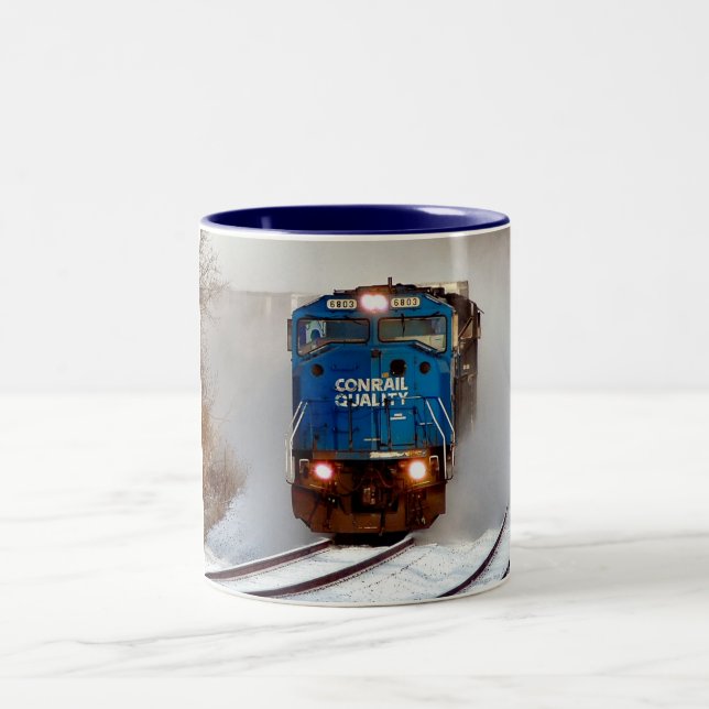 2 Couleurs Tasse de train (Centre)