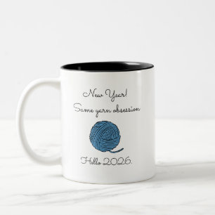 2 Couleurs Tasse de tricotage à boule de fil minimaliste et d