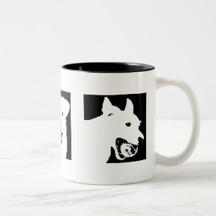 2 Couleurs Tasse de trois crics