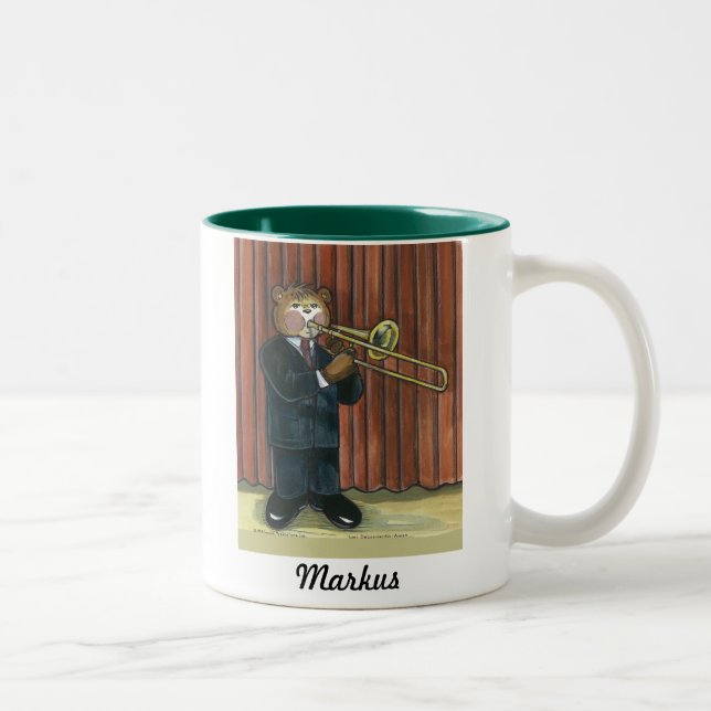 2 Couleurs Tasse de trombone (Droit)