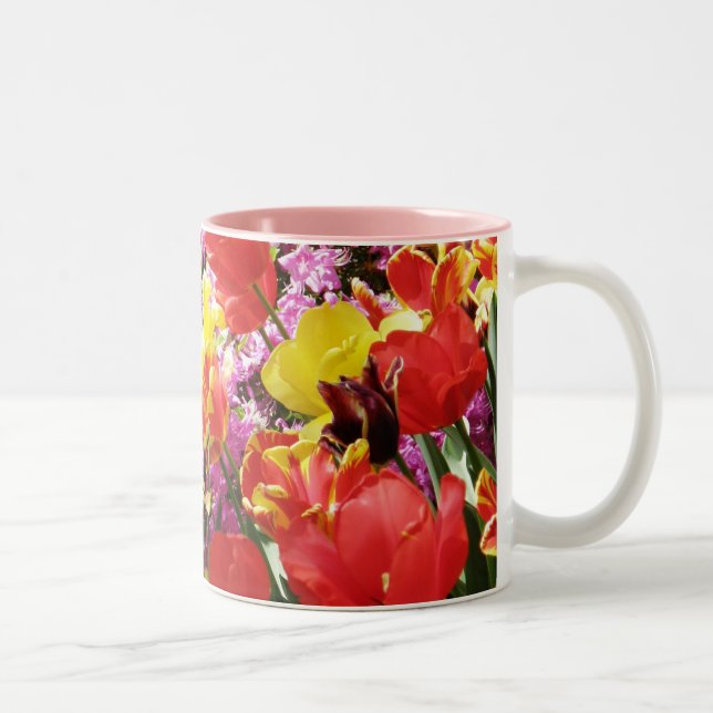 2 Couleurs Tasse de tulipes (Droit)