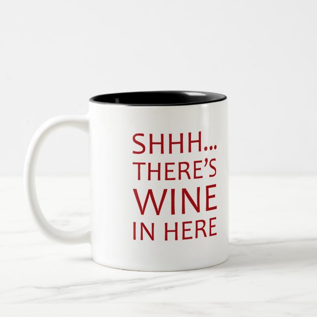 2 Couleurs Tasse de vin (Gauche)