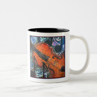 2 Couleurs Tasse de violon de violon