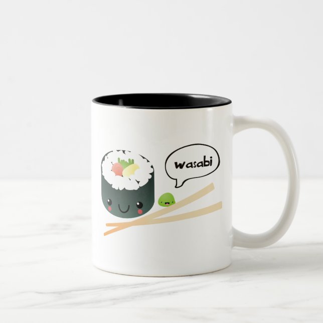 2 Couleurs Tasse de wasabi (Droit)