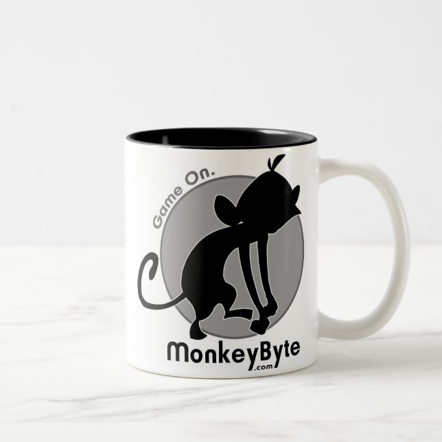 2 Couleurs tasse de Web de MonkeyByte.com (Droit)