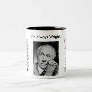 2 Couleurs Tasse de Wright
