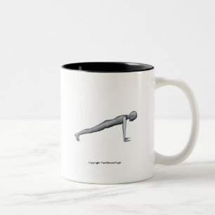 2 Couleurs Tasse de yoga - pose de planche