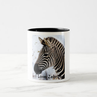 2 Couleurs Tasse de zèbre