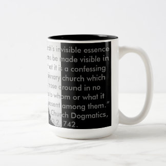 2 Couleurs Tasse d'ecclesiology de Karl Barth