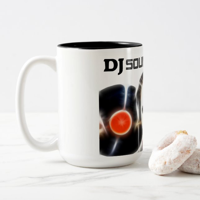 2 Couleurs Tasse d'effets sonores du DJ (Avec donut)