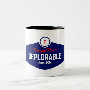 2 Couleurs tasse déplorable d'atout