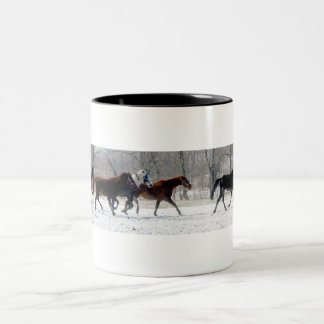 2 Couleurs Tasse des chevaux 01