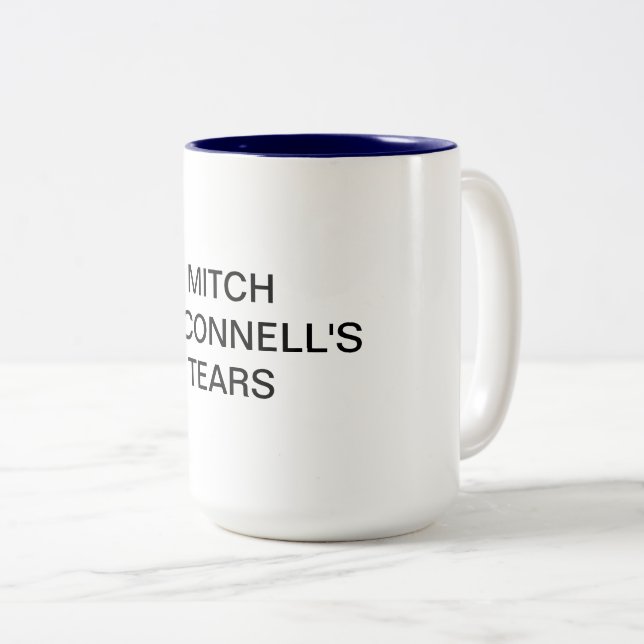 2 Couleurs Tasse des larmes de Mitch McConnell (Devant droit)