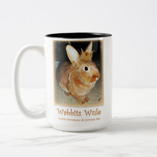 2 Couleurs Tasse désapprobatrice de lapin