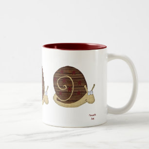 2 Couleurs Tasse d'escargot