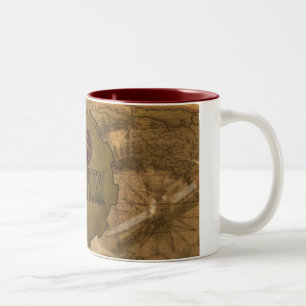 2 Couleurs Tasse d'I <3 Steampunk