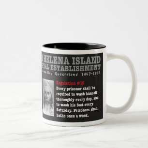 2 Couleurs Tasse d'île de la Ste.Hélène