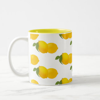 2 Couleurs Tasse d'impression de citron