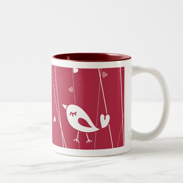 2 Couleurs Tasse d'inséparable (Droit)