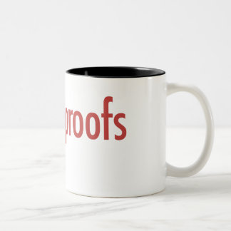 2 Couleurs Tasse d'Instaproofs - ton deux de petite taille