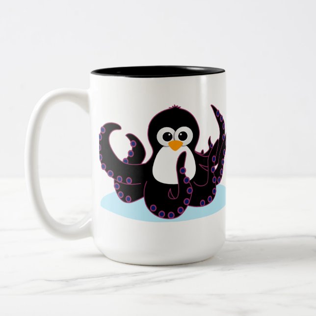2 Couleurs Tasse d'Octopenguin (Gauche)