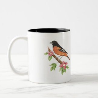 2 Couleurs Tasse d'oiseau de Baltimore Oriole
