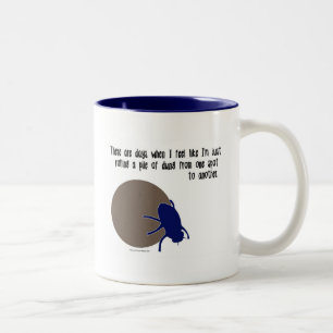 2 Couleurs Tasse drôle d'insecte - scarabées de fumier