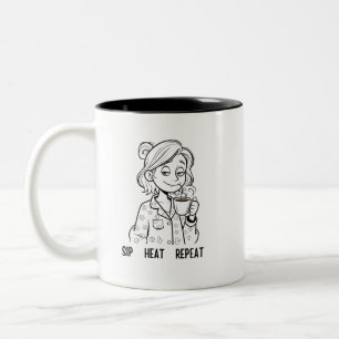 2 Couleurs Tasse drôle et sarcastique pour maman