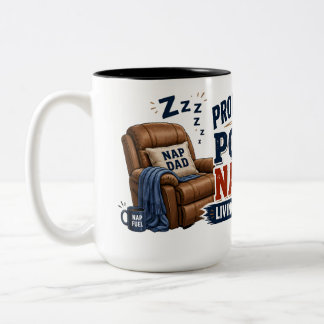 2 Couleurs Tasse drôle pour papa, professionnel de la sieste