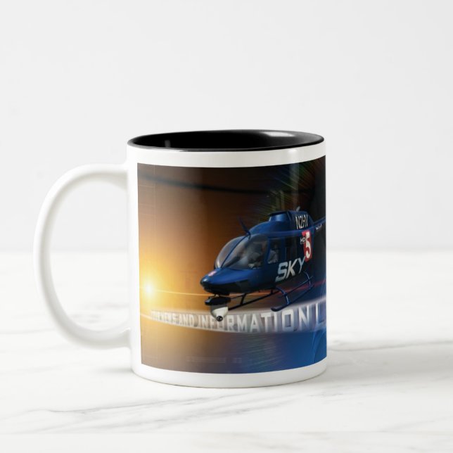 2 Couleurs Tasse du ciel 5 de réseau de la chaîne (Gauche)