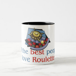 2 Couleurs Tasse du ton de l'amant deux de roulette