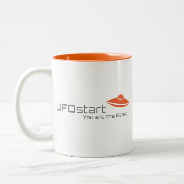2 Couleurs Tasse d'UFOstart (Gauche)
