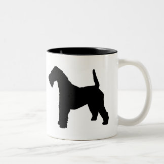 2 Couleurs Tasse d'une chevelure de Fox Terrier de fil