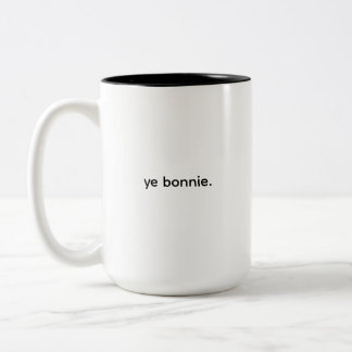 2 Couleurs Tasse écossaise simple et drôle