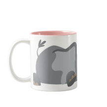 Tasse Éléphant de Dessin Animé Mignon et Sournois
