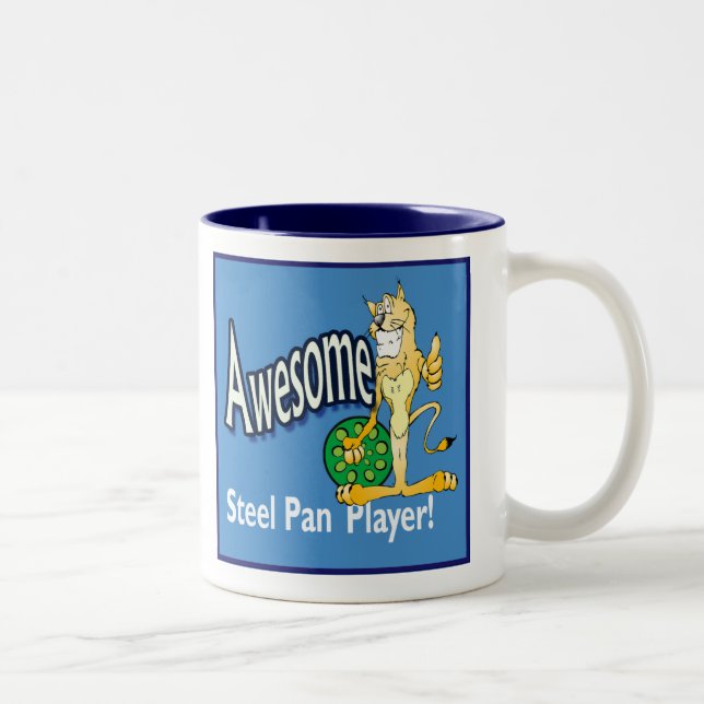 2 Couleurs Tasse en acier impressionnante de joueur de (Droit)
