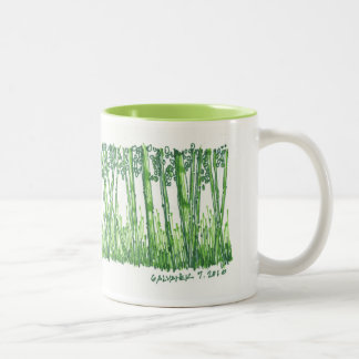 2 Couleurs Tasse en bambou de croquis