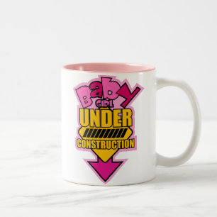 2 Couleurs Tasse en construction de bébé